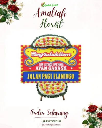 Bunga Papan Congratulation di Banyusidi